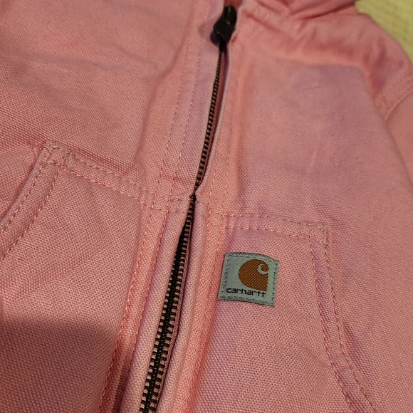 Carhartt fur sherpa lined 6 month jacket pink baby girl - Picture 2 of 6
